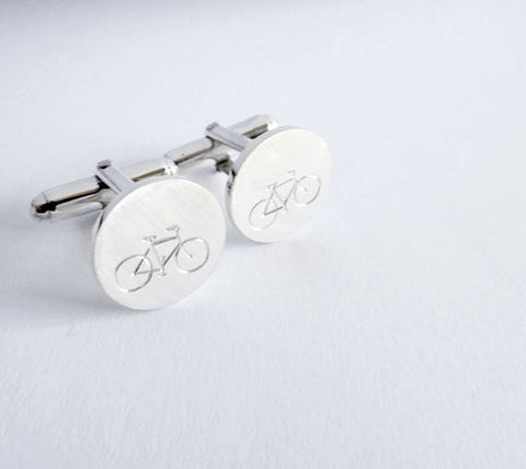 Bicycle cufflinks