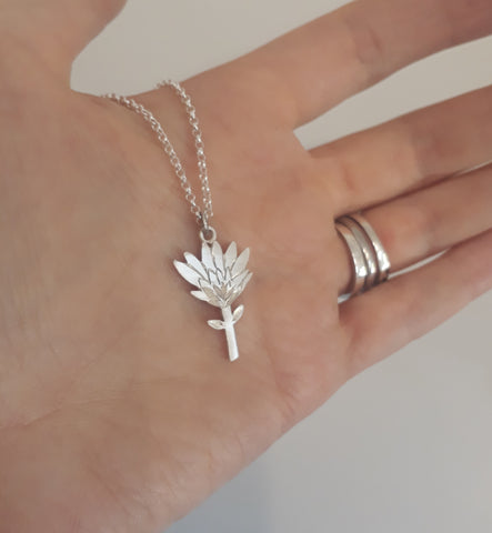 Protea necklace