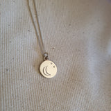 Moon and stars necklace