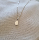 White topaz necklace