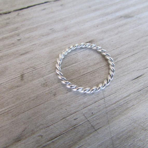 Twisted wire ring thulajewellery