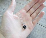 Onyx necklace 12mm
