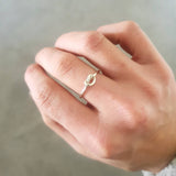 Infinity knot ring
