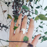 Silhouette ring: Africa