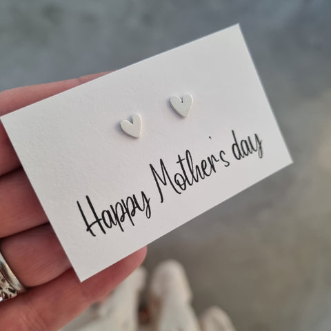 heart Mother's day earrings Small