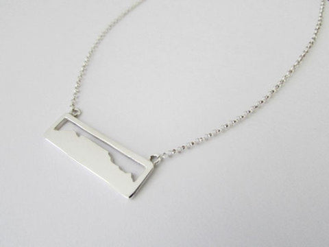 Table mountain necklace - rectangular